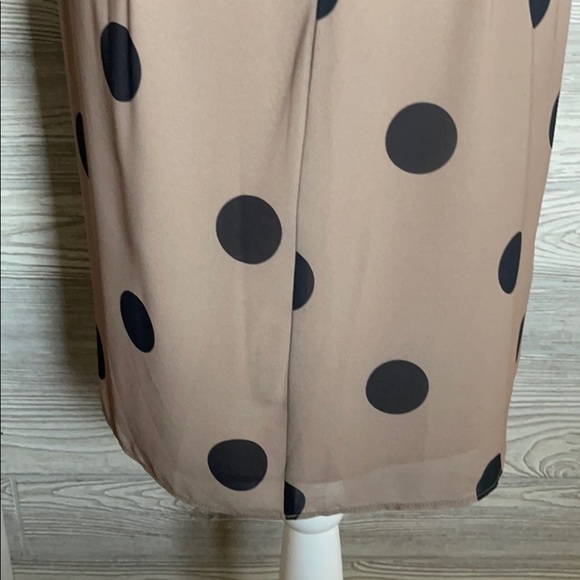 Amanda Uprichard polka dot Walsh dress small brown - Picture 11 of 15